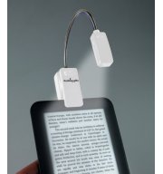 Připínací lampička na čtení Bookchair E-Booklight Bílá