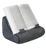 Plyšová podložka na knihu, čítačku a tablet BookCouch Grey