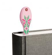 Pripínacia lampička na knihu Flexilight Icelandic Pink